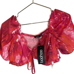 Two Piece Boohoo Tie Dye Ruched Bust CO-ORD| Brand New|